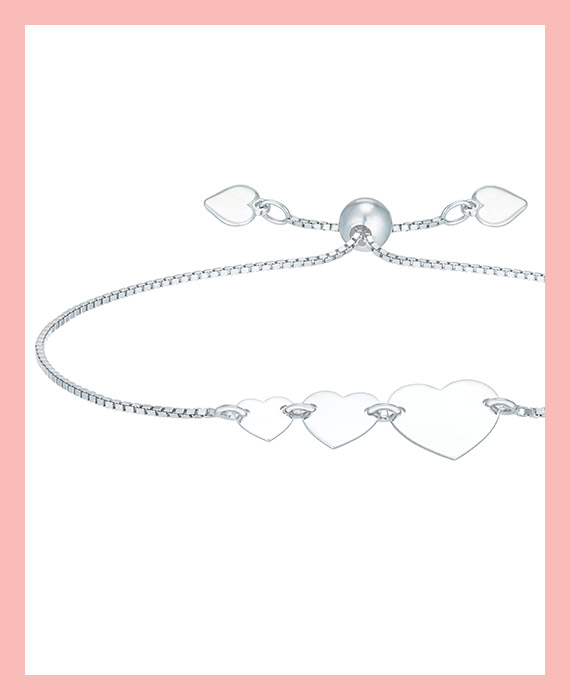 Silver Heart Bracelet