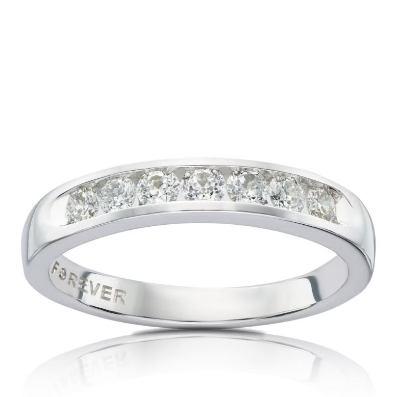 The Forever Diamond Platinum 0.33ct Eternity Ring
