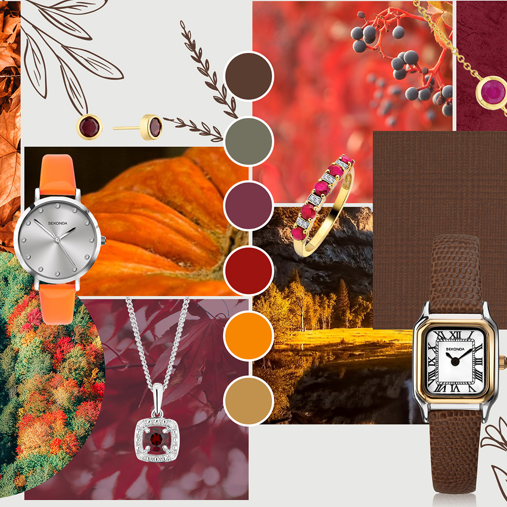 Autumn Skintone Colour Palette mood board