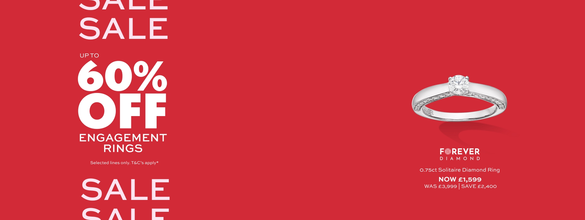 Up to 50% off jewellery