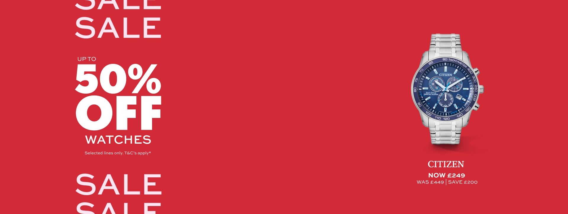 Up To 50% Off Watches