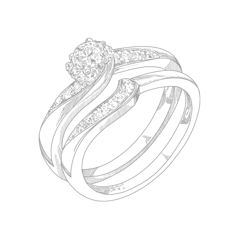 Bridal set rings