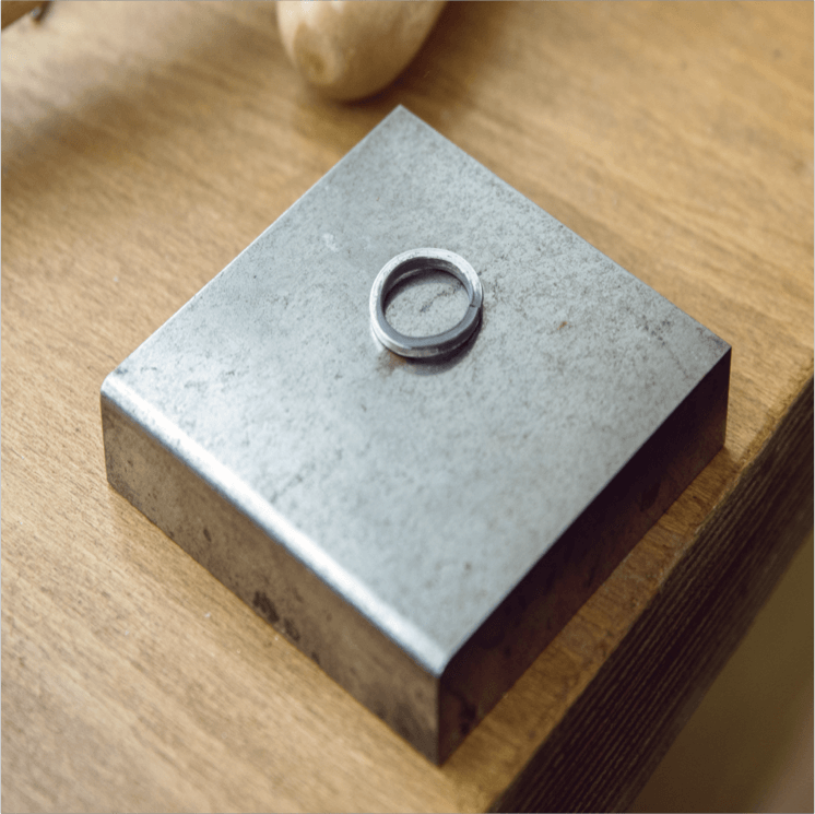 Ring on block