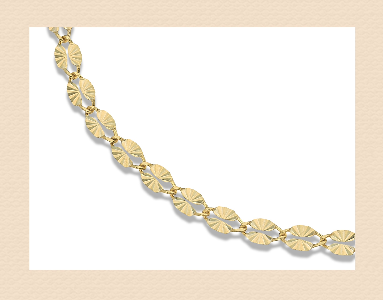 Gold twist bracelet