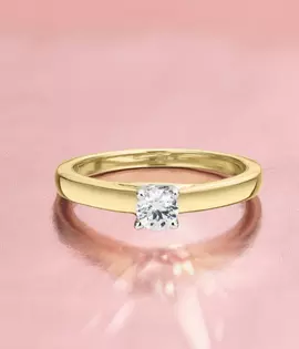 The Forever Diamond 9ct Gold 0.25ct Ring