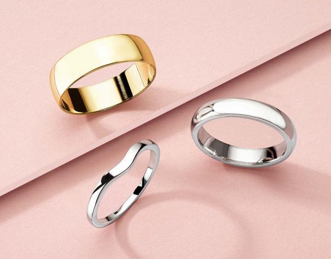 His and Hers Promise Rings with Engraving in the UK - Crafted within 3 Days