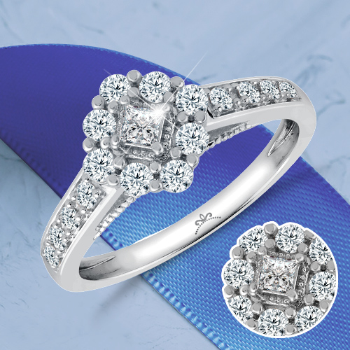 Minimum rate of hot sale diamond ring